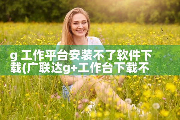 g 工作平台安装不了软件下载